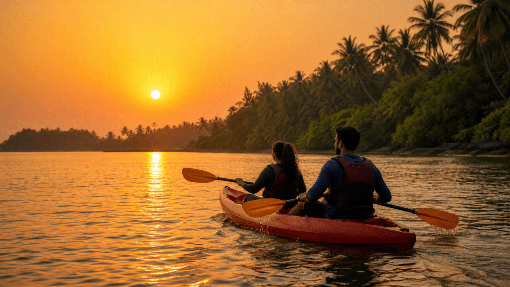 Sunset Kayaking in Saligrama