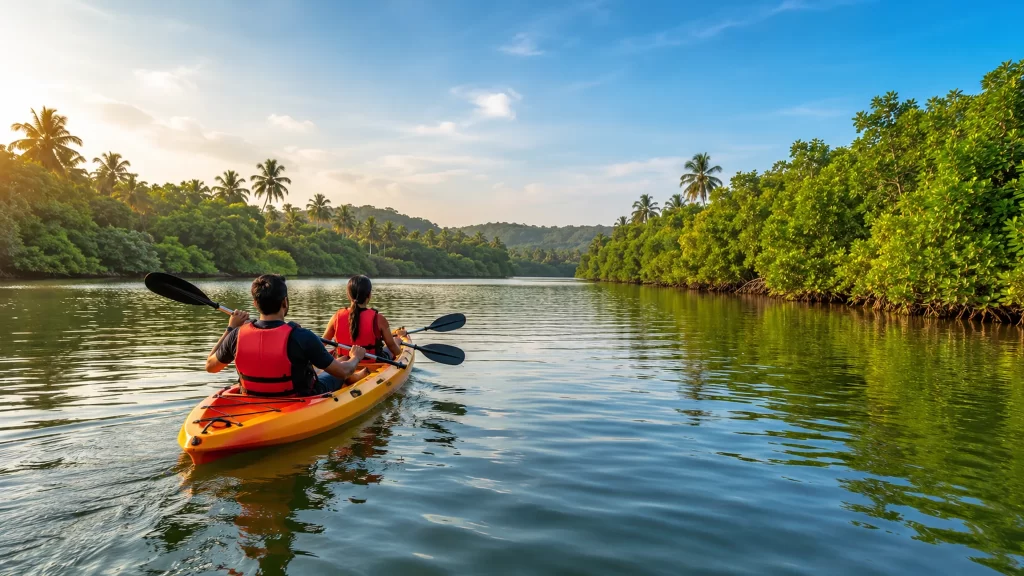 River Kayaking in Saligrama